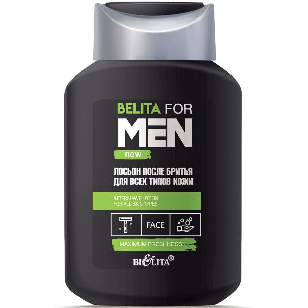 Белита For MEN new Лосьон после бритья для всех типов кожи (250мл).14