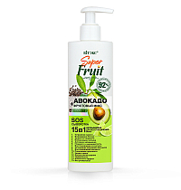 Витэкс Super Fruit Авокадо+фрукт.микс SOS Сыворотка д/восстановл.волос 15 в1, (200мл)