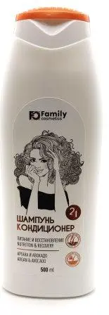 ВИЛСЕН /FSC21-7004/ Family Cosmetics Шампунь-кондиц. 2в1 Питание и Восстан. д/всех тип.в.(500мл).10