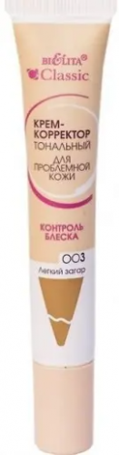 Белита Classic Крем-КОРРЕКТОР №003 ЛЁГКИЙ ЗАГАР для проблемной кожи (20мл). 25