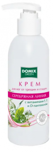ДОМИКС Green Крем д/ног От трещин и ссадин с вит. A, F, E и D(200мл).12 /104182/