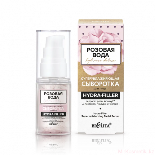 Белита Розовая вода HydRoseDeluxe Суперувлажн. Сыворотка д/лица Hydra-Filler (30мл).12