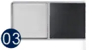 MILD / Тени ESD 5022, 2-х цветн. тон 03 (12)