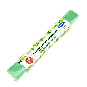Антелла /21411/ Пакеты для продуктов (3,7л/50шт/bio-HDPE/7мкм) биоразлагаемые.120