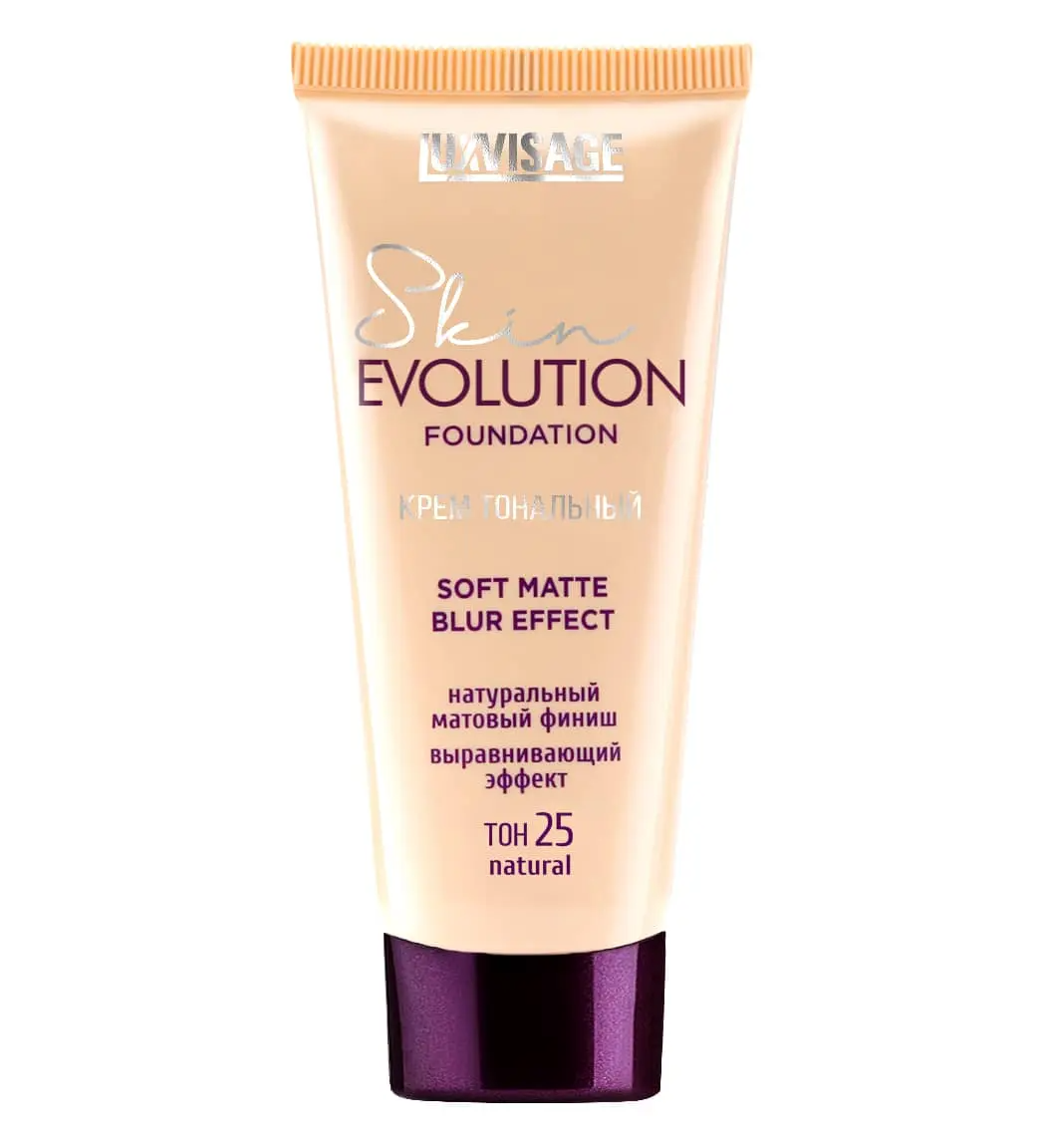 LUXVISAGE Крем тональный Skin EVOLUTION soft matte blur effect т.25 Natural (4)