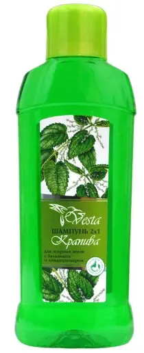 Vesta Шампунь NEW 2 в1 с Бальз. и Кондиц. КРАПИВА (1л).12