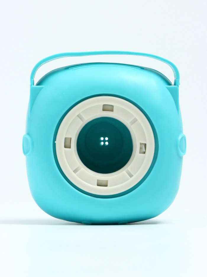 Щётка для мытья и массажа животных, с емкостью для шампуня, бирюзовая