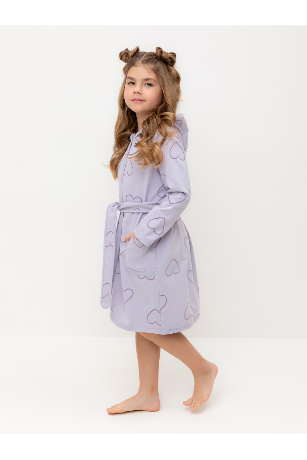 Crockid Халат К 5763 лепесток орхидеи, контурное сердце Crockid