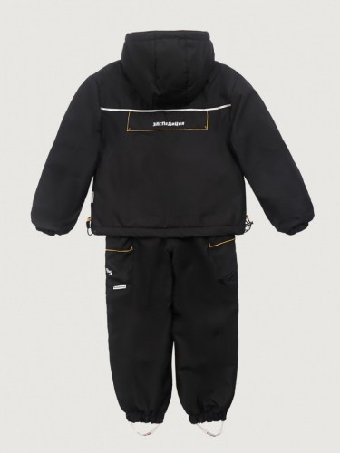 Костюм 7м2925 черный/горчица