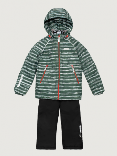 Костюм 7м1725 хаки/черный