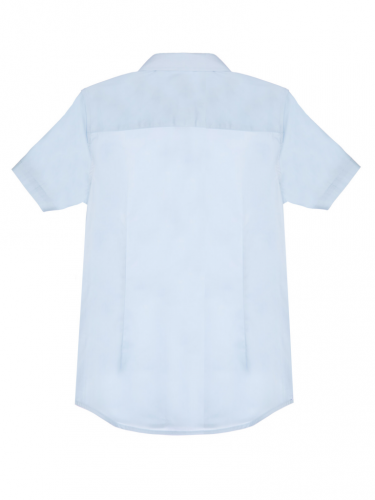 Сорочка текстильная для мальчиков (slim fit) голубой 22317037