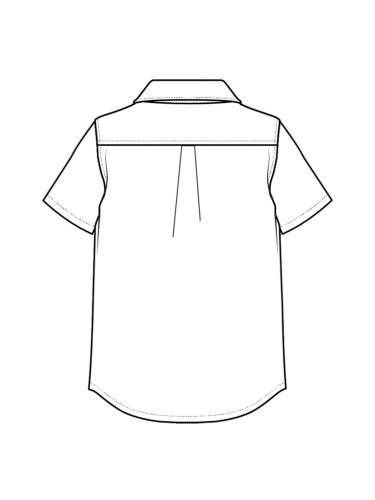 Рубашка текстильная для мальчиков (comfort fit) белый 22517075