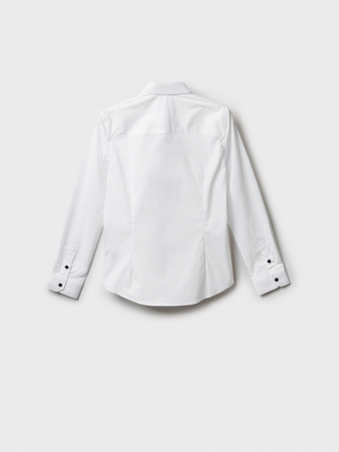 Рубашка текстильная для мальчиков (slim fit) белый 22517074