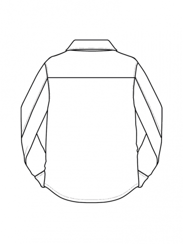 Ст.цена 1185р. Рубашка текстильная для мальчиков (oversize fit) белый 22517112