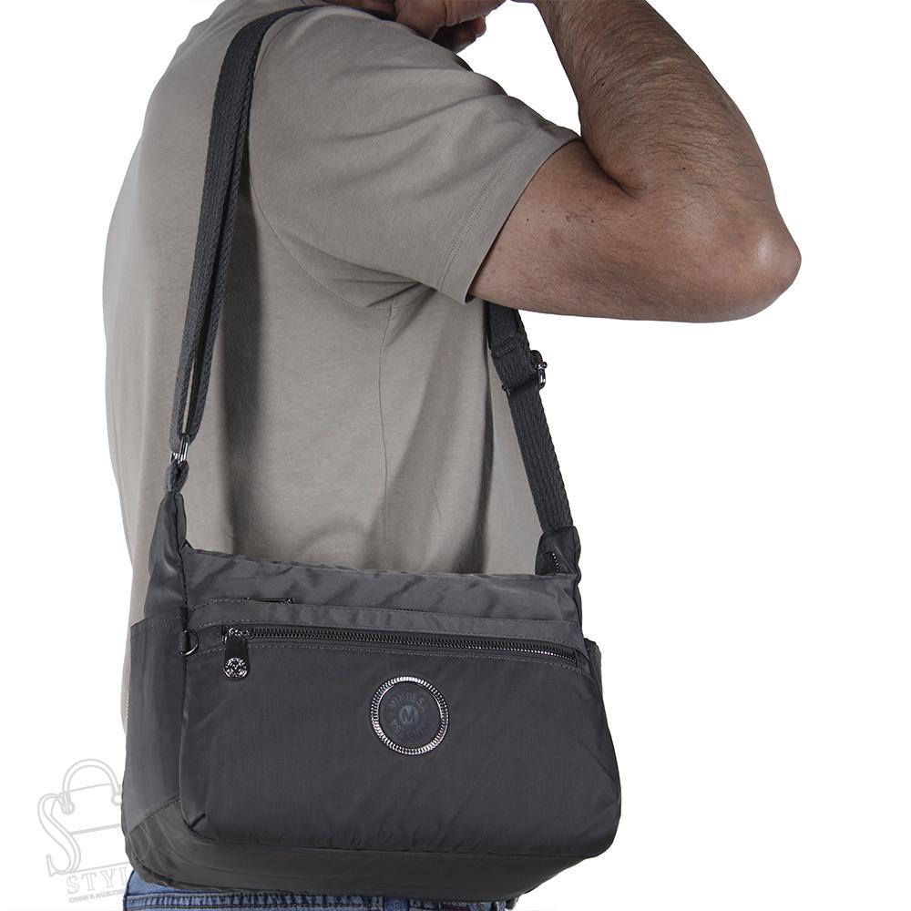 Сумка мужская 8779MDM gray Mindesa