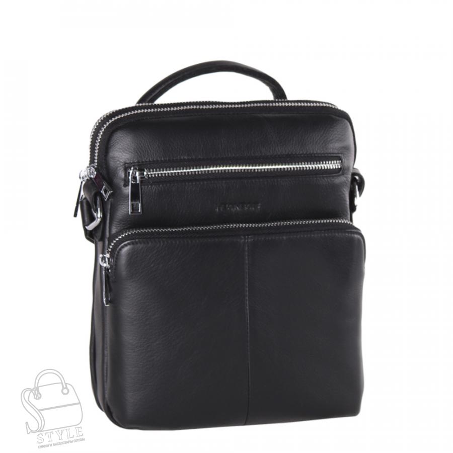 Сумка мужская кожаная 812-2BSH black Heanbag