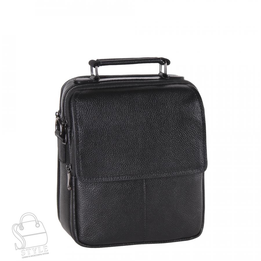 Сумка мужская кожаная 8208-5QH black Heanbag