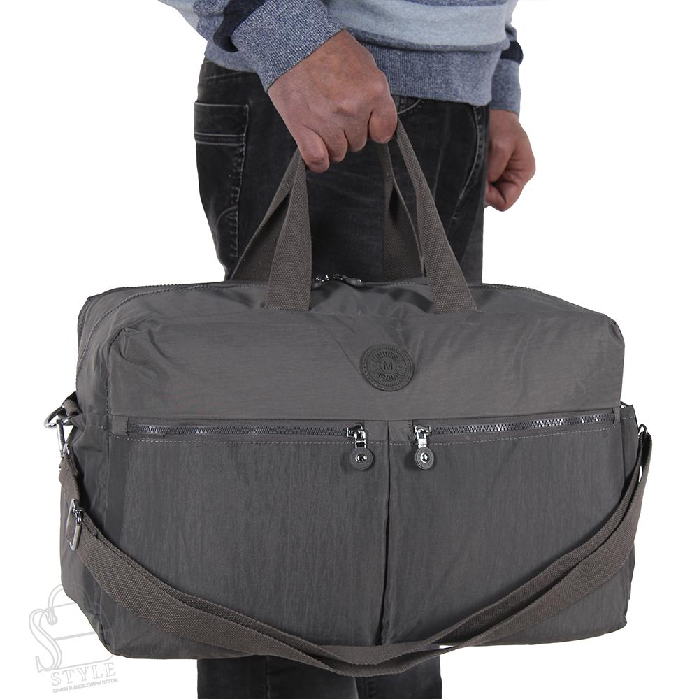 Сумка дорожная 8739LMDM d.gray Mindesa в Новосибирске