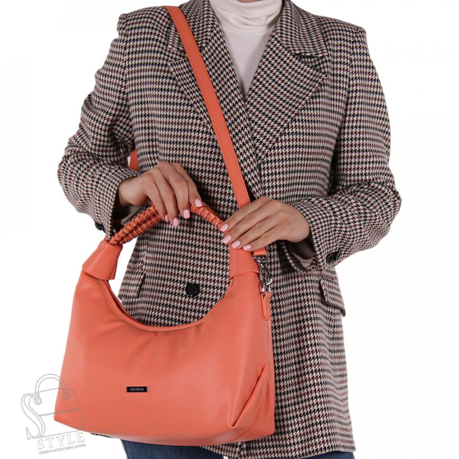 Сумка женская 593379 orange Velina Fabbiano-Safenta/30