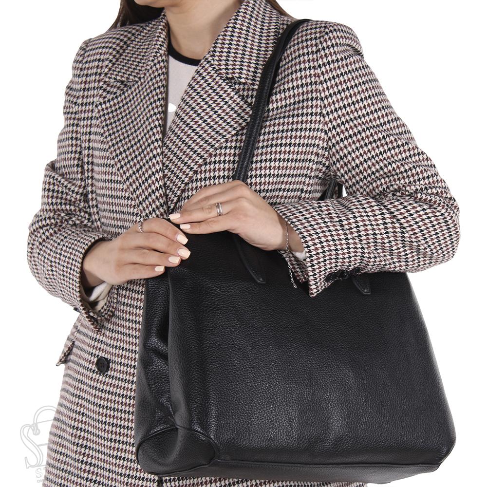 Сумка женская 575667 black Velina Fabbiano-Safenta/30