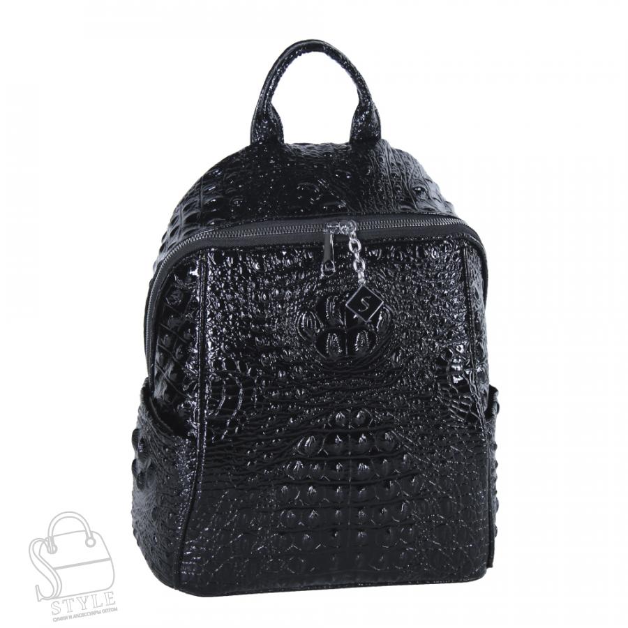 Рюкзак женский 69122-6 black Velina Fabbiano-Safenta