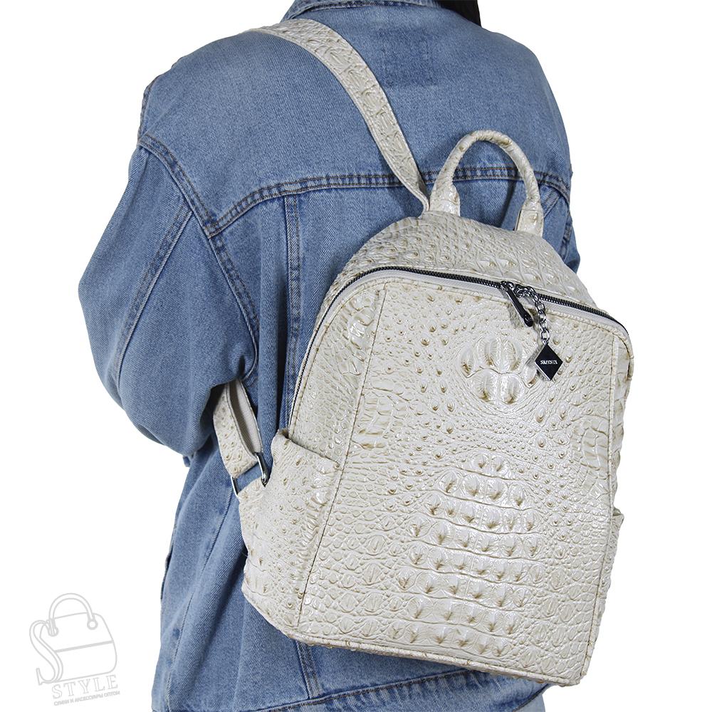 Рюкзак женский 69122-6 beige Velina Fabbiano-Safenta в Новосибирске