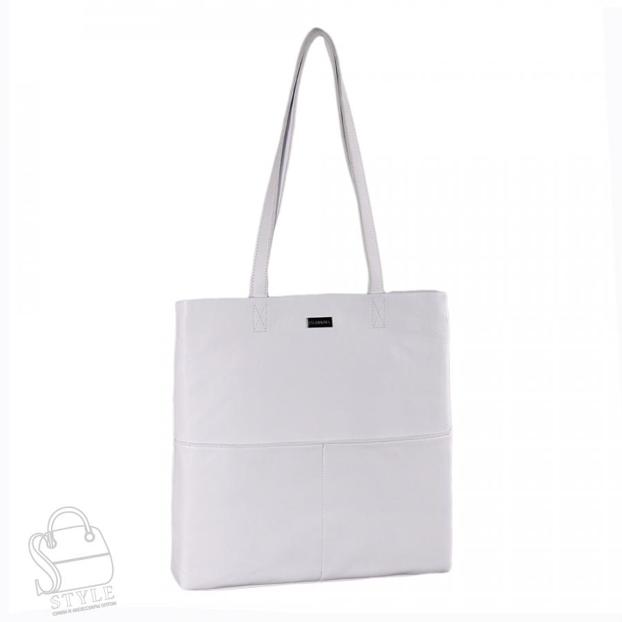 Сумка женская кожаная 98050 white Velina Fabbiano-Safenta/30
