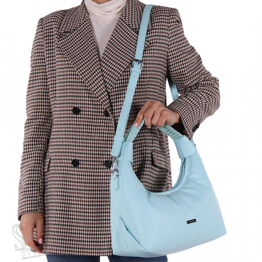 Сумка женская 593379 blue Velina Fabbiano-Safenta/30 в Новосибирске
