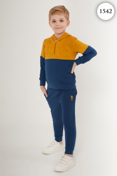 1542 Комплект для мальчика U.S POLO ASSN. v2 ГОРЧИЧНЫЙ