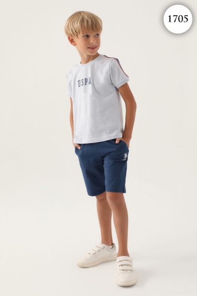 1705 Комплект для мальчика U.S POLO ASSN. v2 ГОЛУБОЙ