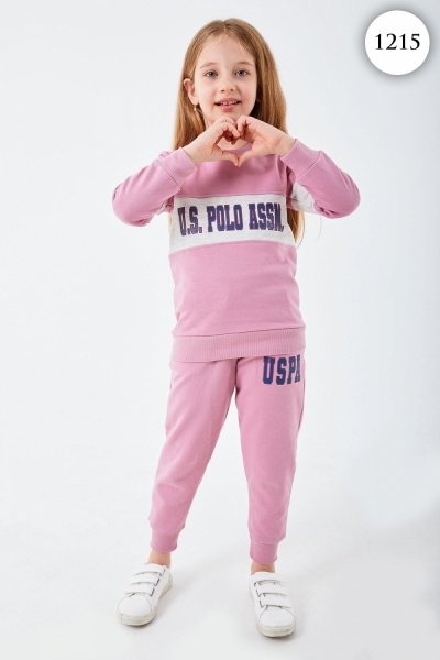 1215 Комплект для девочки U.S POLO ASSN. v1 СИРЕНЕВЫЙ