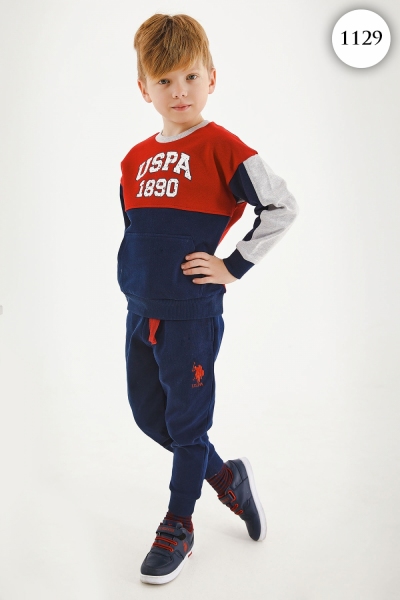 1129 Комплект для мальчика U.S POLO ASSN. v3 КРАСНЫЙ