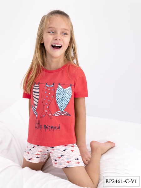 2461-G Комплект для девочки ROLY POLY v1 КОРАЛЛОВЫЙ
