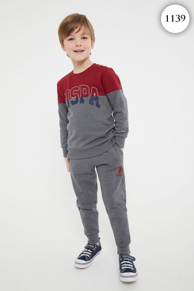 1139 Комплект для мальчика U.S POLO ASSN. v1 БОРДОВЫЙ