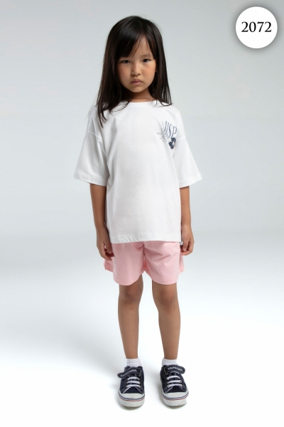 2072 Комплект для девочки U.S POLO ASSN. v2 БЕЛЫЙ