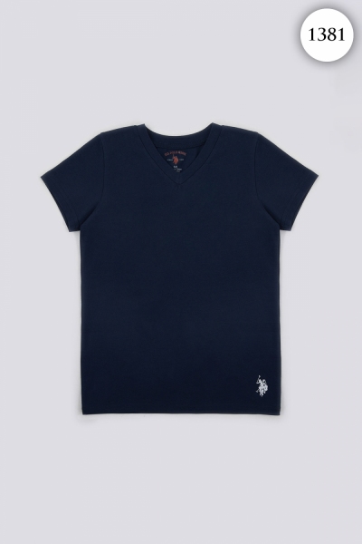 1381 Футболка для мальчика U.S POLO ASSN. v2 СИНИЙ