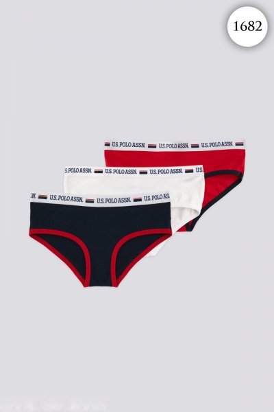 1682 Трусики для девочки U.S POLO ASSN. v1 СИНИЙ