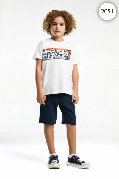 2051 Комплект для мальчика U.S POLO ASSN. v1 БЕЛЫЙ
