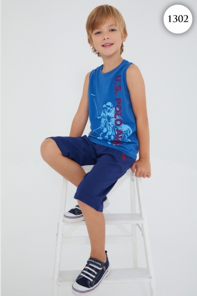 1302 Комплект для мальчика U.S POLO ASSN. v1 СИНИЙ