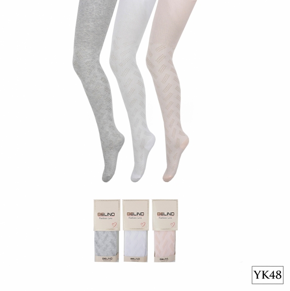 Колготки детские YK-48 Belino Ажурные  АССОРТИ