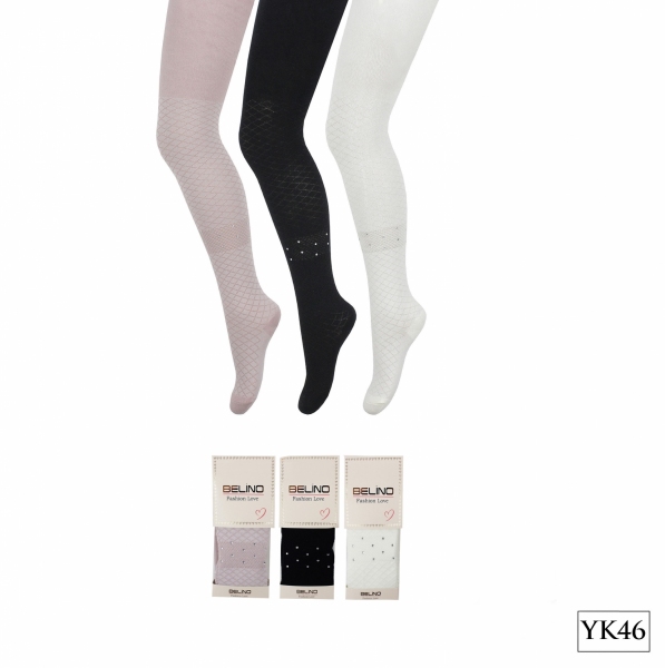 Колготки детские YK-46 Belino Ажурные  АССОРТИ