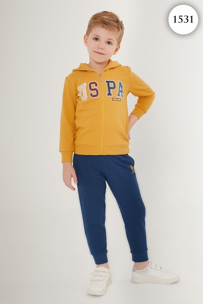 1531 Комплект для мальчика U.S POLO ASSN. v2 ГОРЧИЧНЫЙ