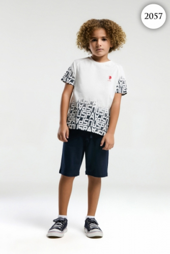 2057 Комплект для мальчика U.S POLO ASSN. v2 БЕЛЫЙ