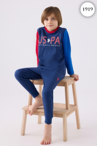 1919 Комплект для мальчика U.S POLO ASSN. v2 ИНДИГО
