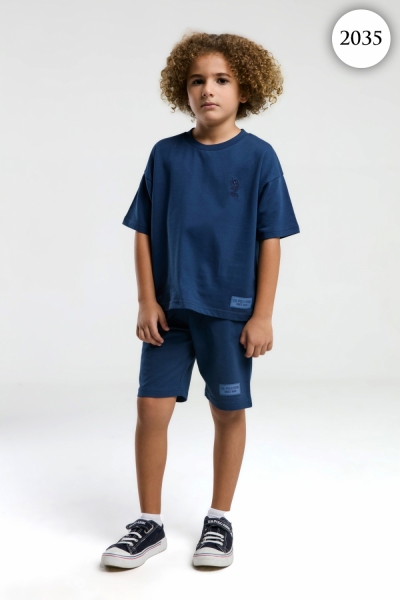2035 Комплект для мальчика U.S POLO ASSN. v1 ТЕМНО-СИНИЙ