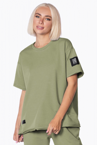 Костюм (Брюки+Свитшот) EZANNA, 1128752 W1Ks198F2 Оливковый