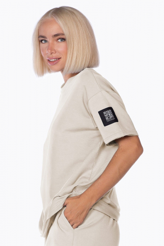 Костюм (Шорты+Свитшот) EZANNA, 1128748 W1Ks195F2 Бежевый