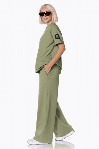 Костюм (Брюки+Свитшот) EZANNA, 1128752 W1Ks198F2 Оливковый