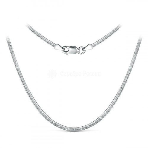 Цепь из серебра родированная - 40 см 5249R149452L40