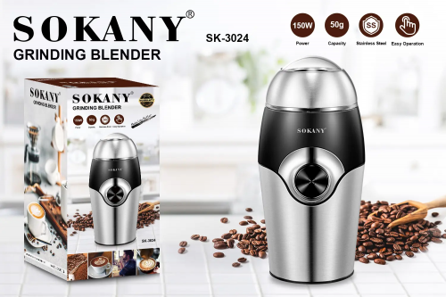 Кофемолка электрическая Sokany SK-3024